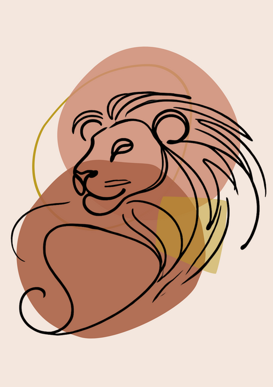 Jungleparel Leeuw | dierenposter