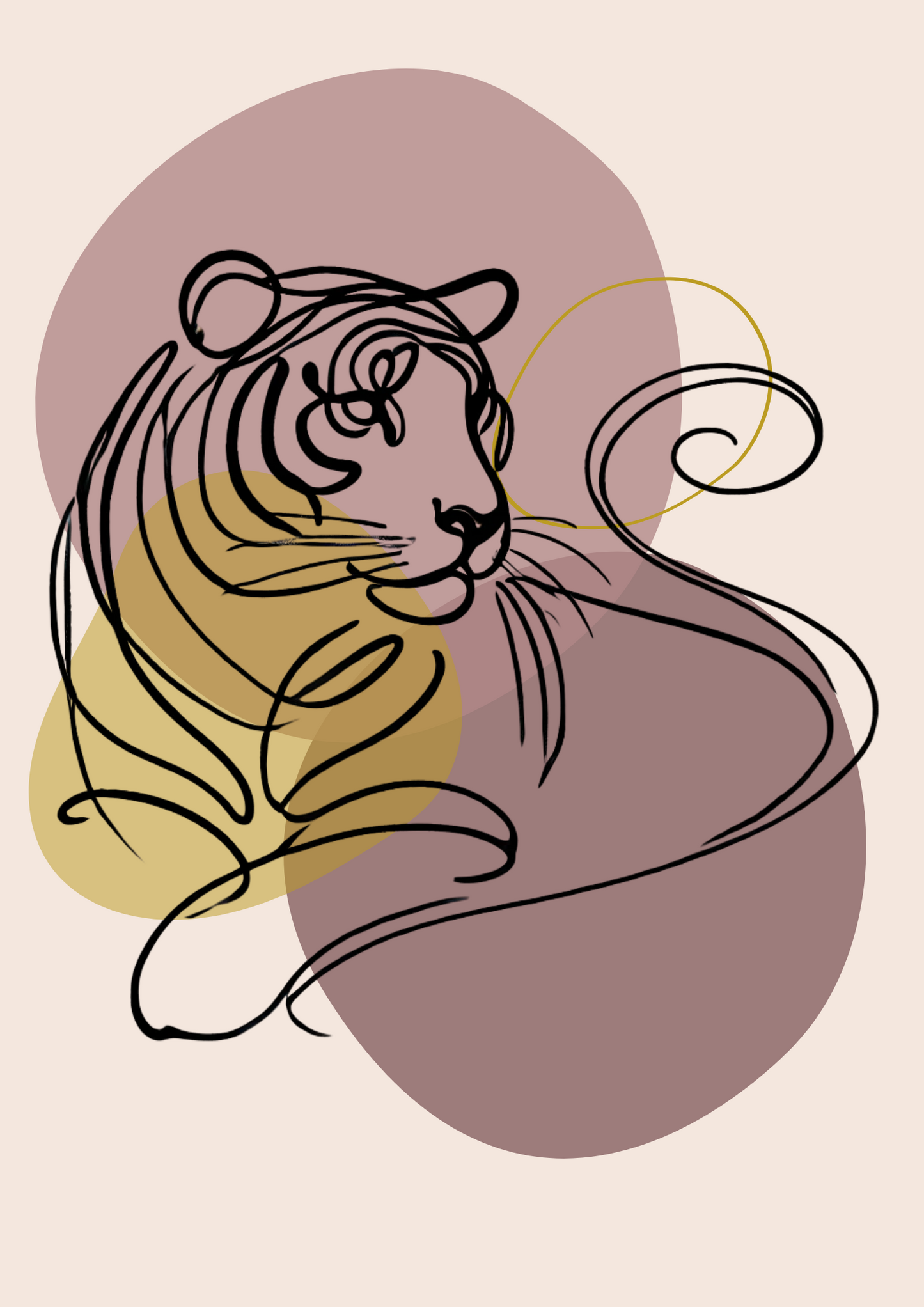 Jungleparel Tijger | dierenposter