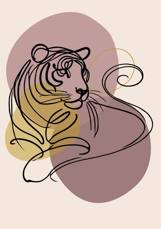 Jungleparel Tijger | dierenposter